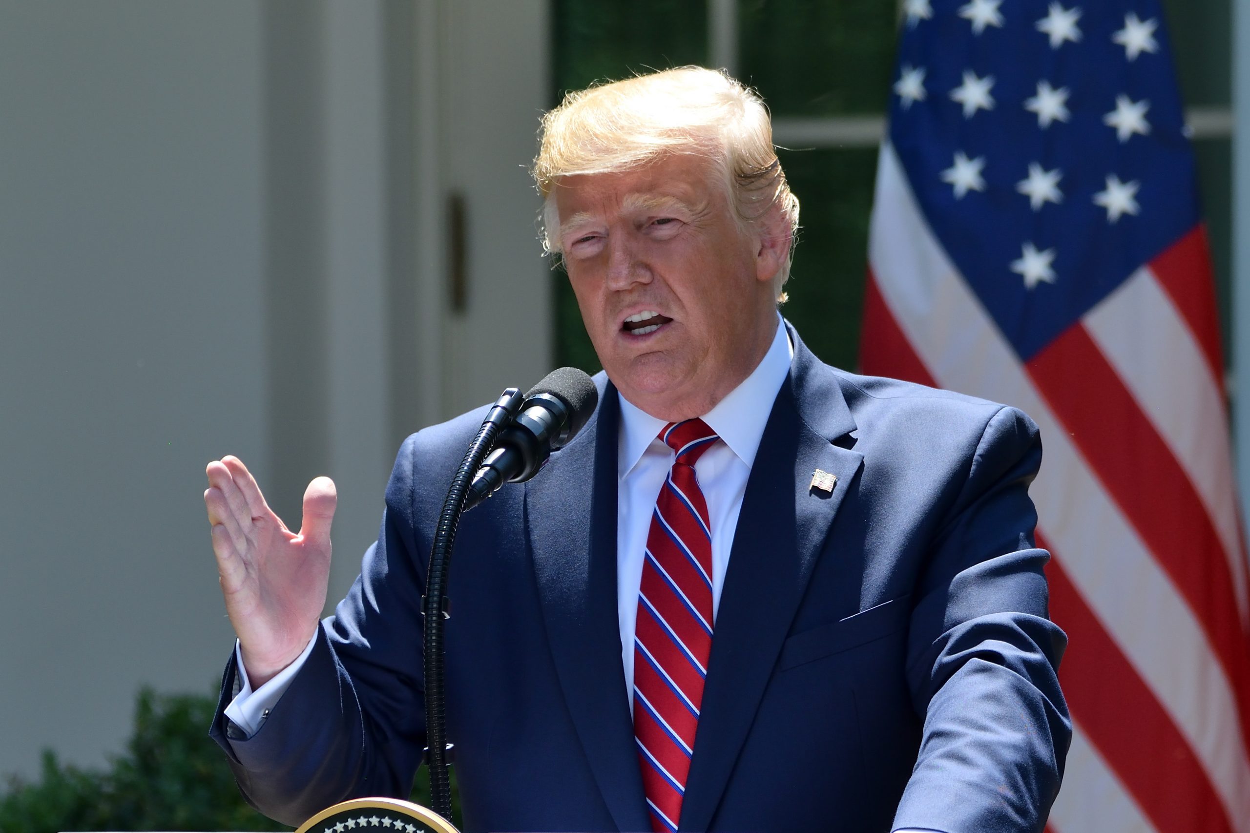 נשיא ארה"ב בבית הלבן ביוני 2019. קרדיט: shutterstock